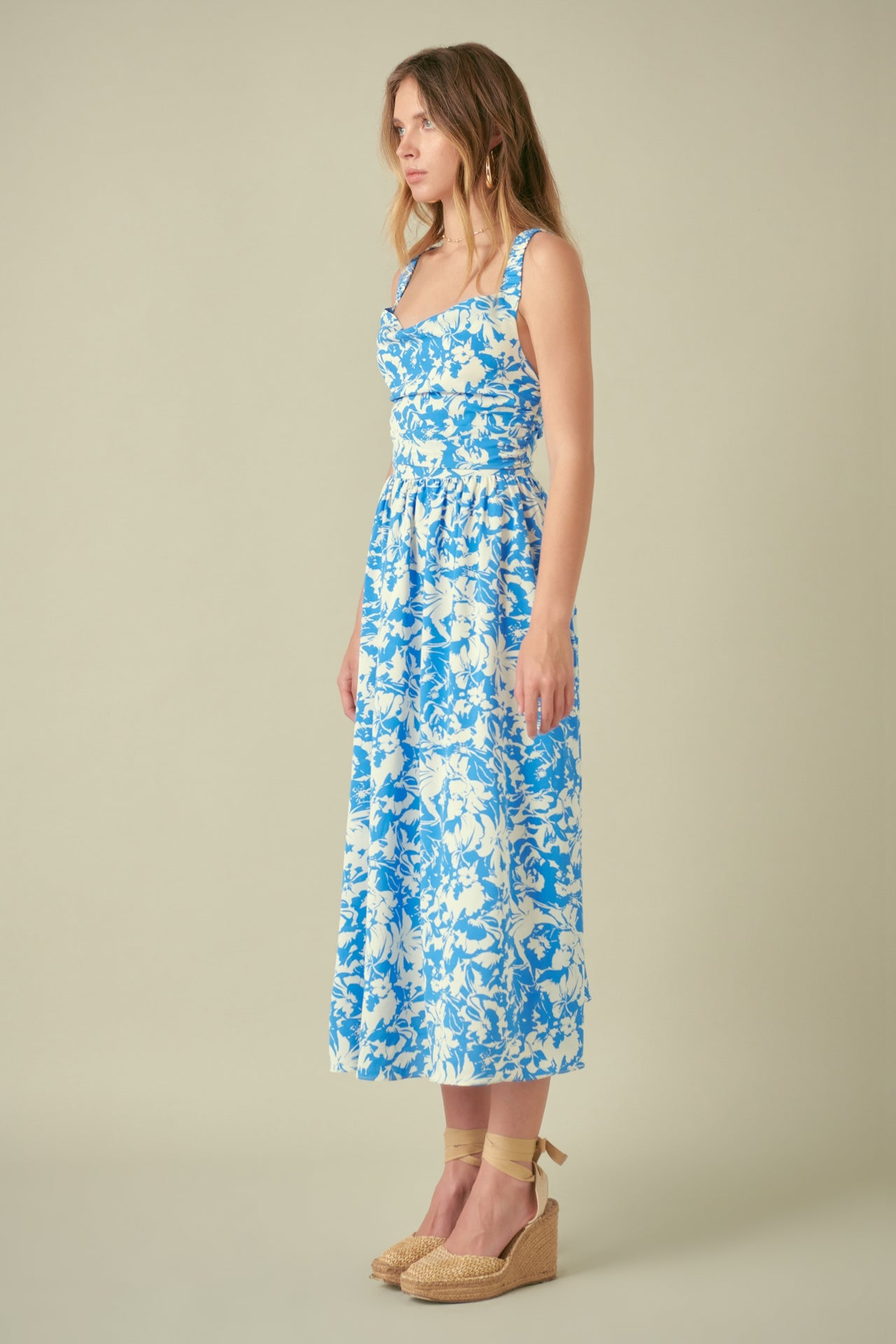 FREE THE ROSES - Floral Cross Back Maxi Dress - DRESSES available at Objectrare