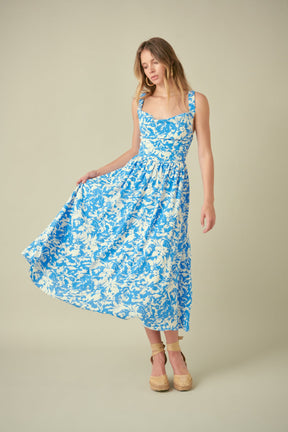FREE THE ROSES - Floral Cross Back Maxi Dress - DRESSES available at Objectrare