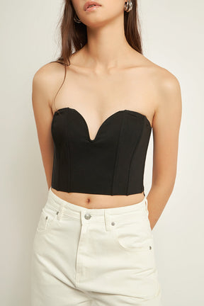 Sweetheart Corset Tube Top