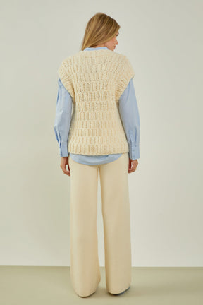 English Factory - Chunky Knit Sweater Vest