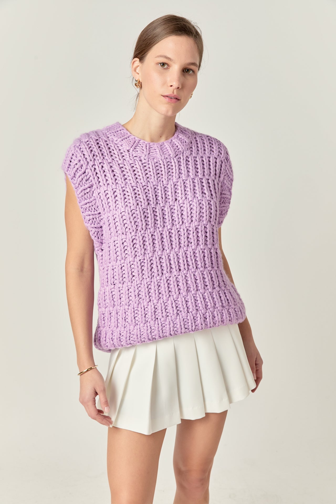 Chunky Knit Sweater Vest