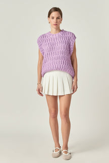 Chunky Knit Sweater Vest
