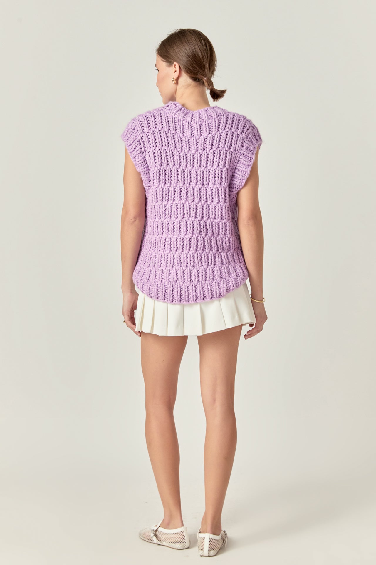 Chunky Knit Sweater Vest