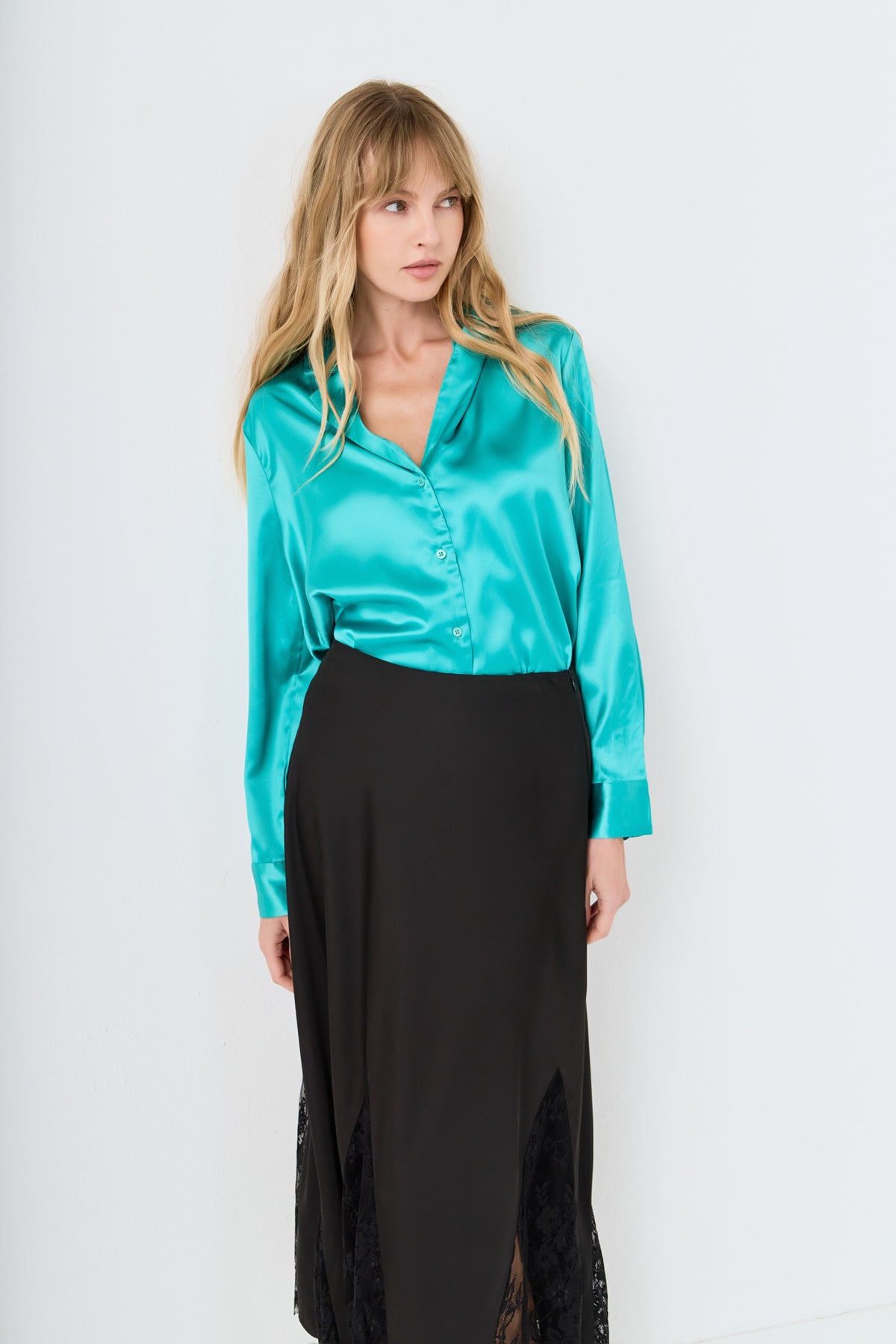 Classic Satin Over Shirt