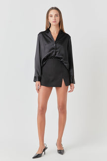 Classic Satin Over Shirt