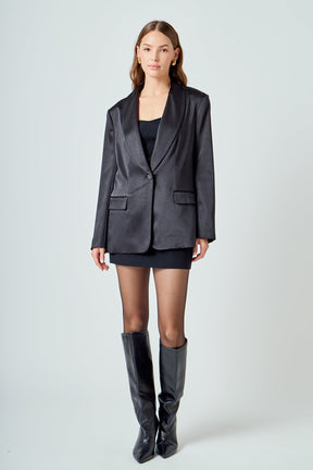 Satin Blazer