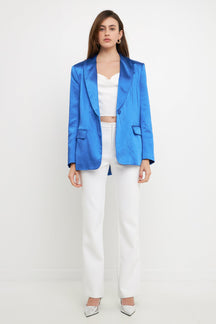 ENDLESS ROSE - Satin Blazer - BLAZERS available at Objectrare