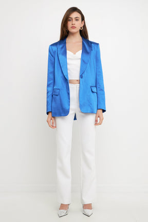 ENDLESS ROSE - Satin Blazer - BLAZERS available at Objectrare