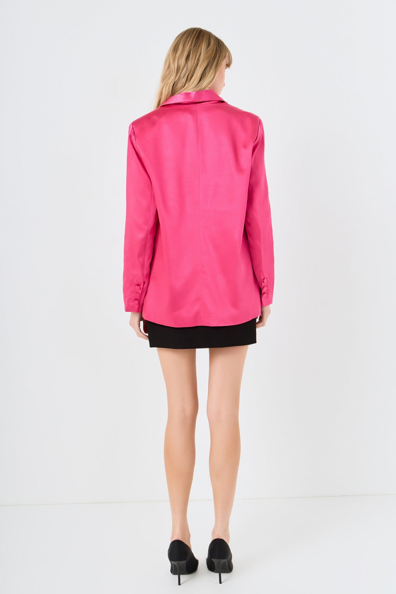 ENDLESS ROSE - Satin Blazer - BLAZERS available at Objectrare