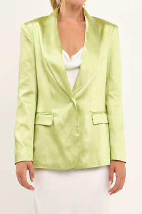 Satin Blazer