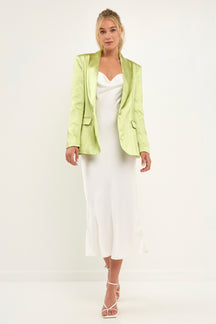 ENDLESS ROSE - Satin Blazer - BLAZERS available at Objectrare