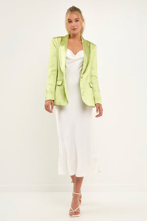 ENDLESS ROSE - Satin Blazer - BLAZERS available at Objectrare