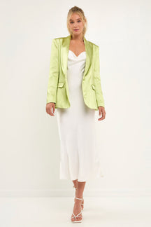 ENDLESS ROSE - Endless Rose - Satin Blazer - BLAZERS available at Objectrare