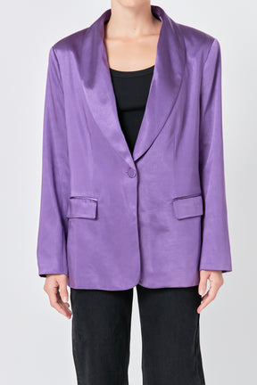 ENDLESS ROSE - Satin Blazer - BLAZERS available at Objectrare