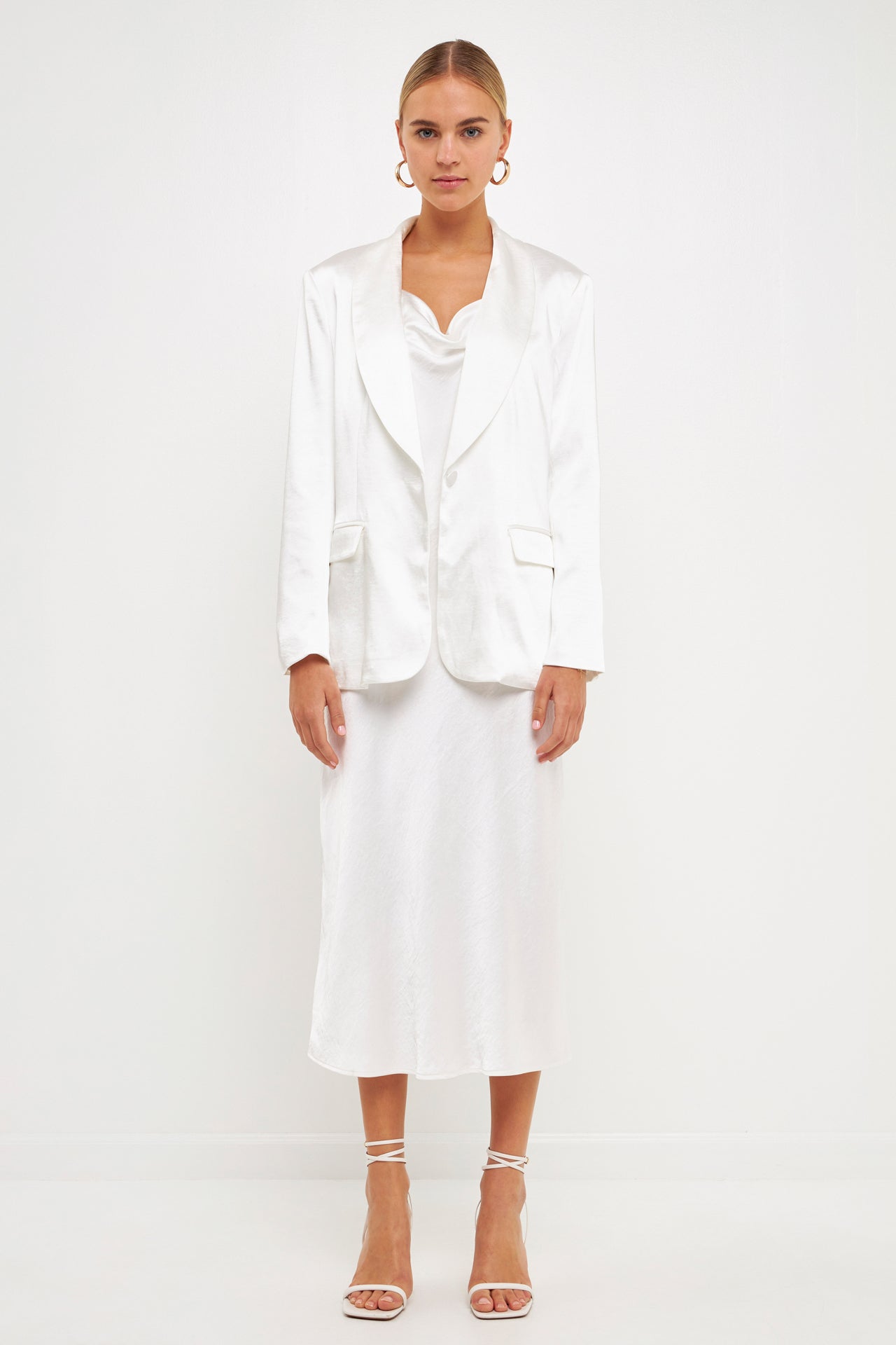 ENDLESS ROSE - Satin Blazer - BLAZERS available at Objectrare