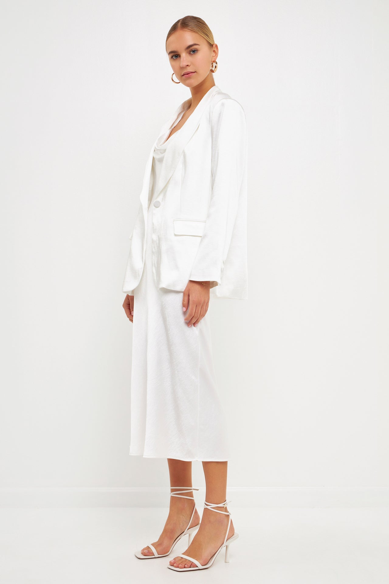 ENDLESS ROSE - Satin Blazer - BLAZERS available at Objectrare