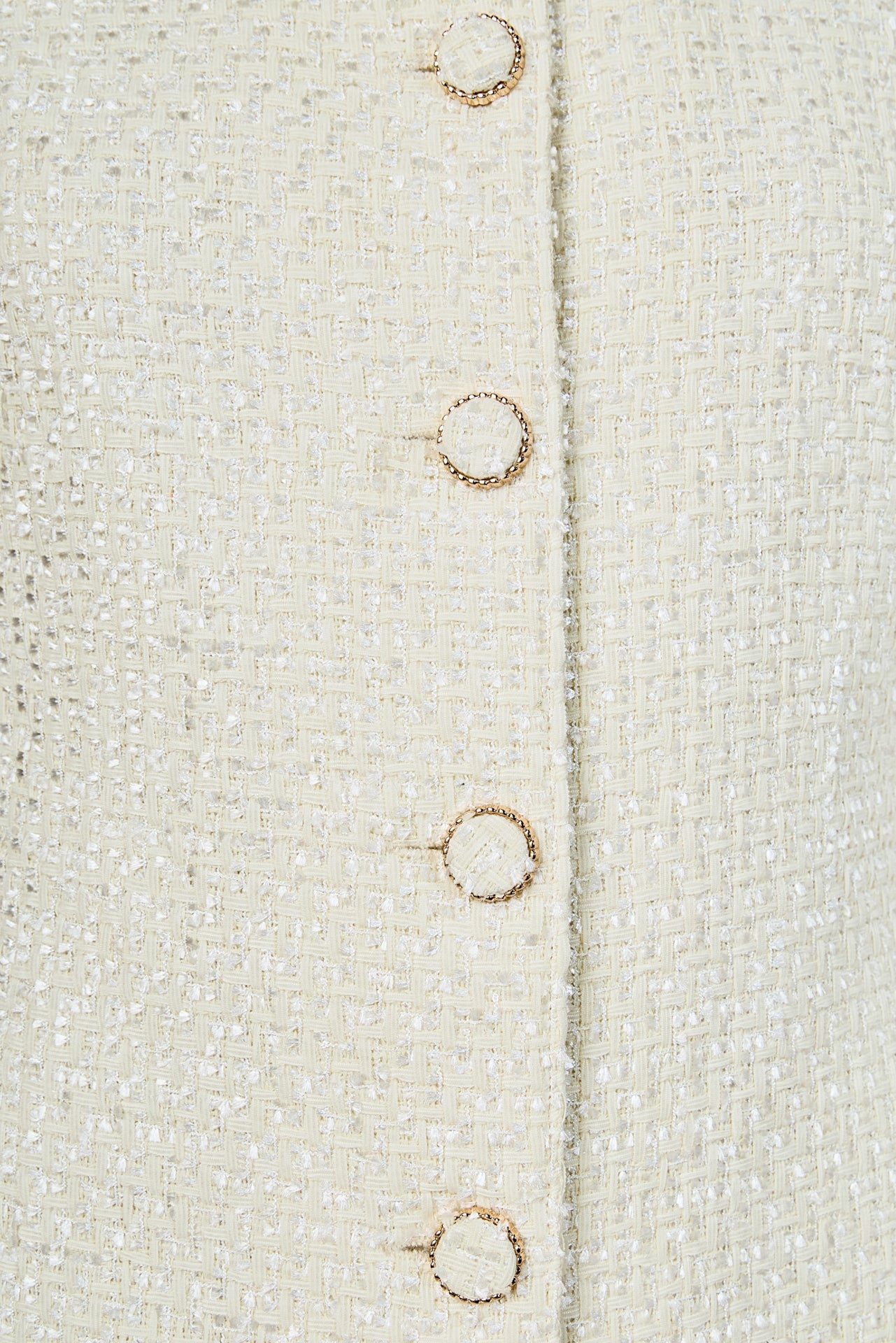 Sleeveless Tweed Mini Dress