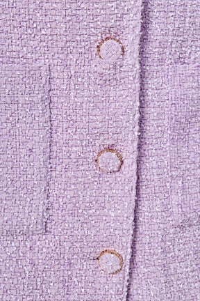 ENDLESS ROSE - Sleeveless Tweed Mini Dress - DRESSES available at Objectrare