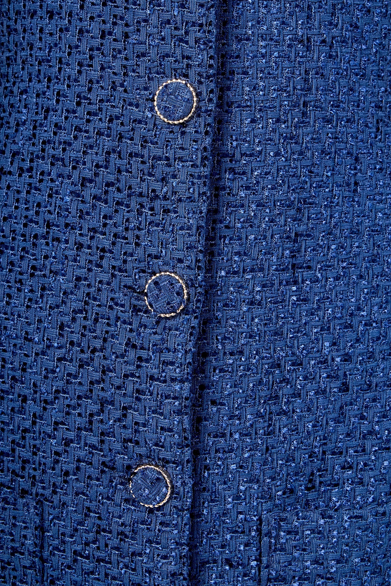 Sleeveless Tweed Mini Dress