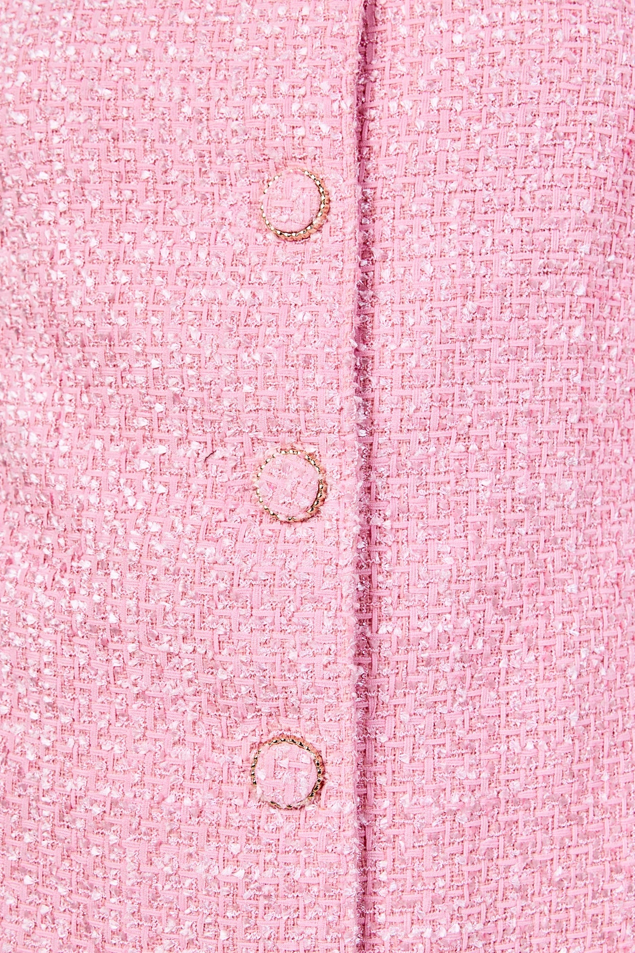 Sleeveless Tweed Mini Dress