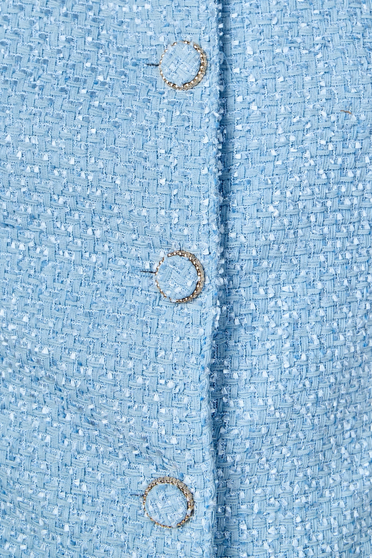 ENDLESS ROSE - Sleeveless Tweed Mini Dress - DRESSES available at Objectrare