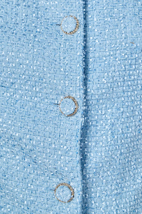 ENDLESS ROSE - Sleeveless Tweed Mini Dress - DRESSES available at Objectrare