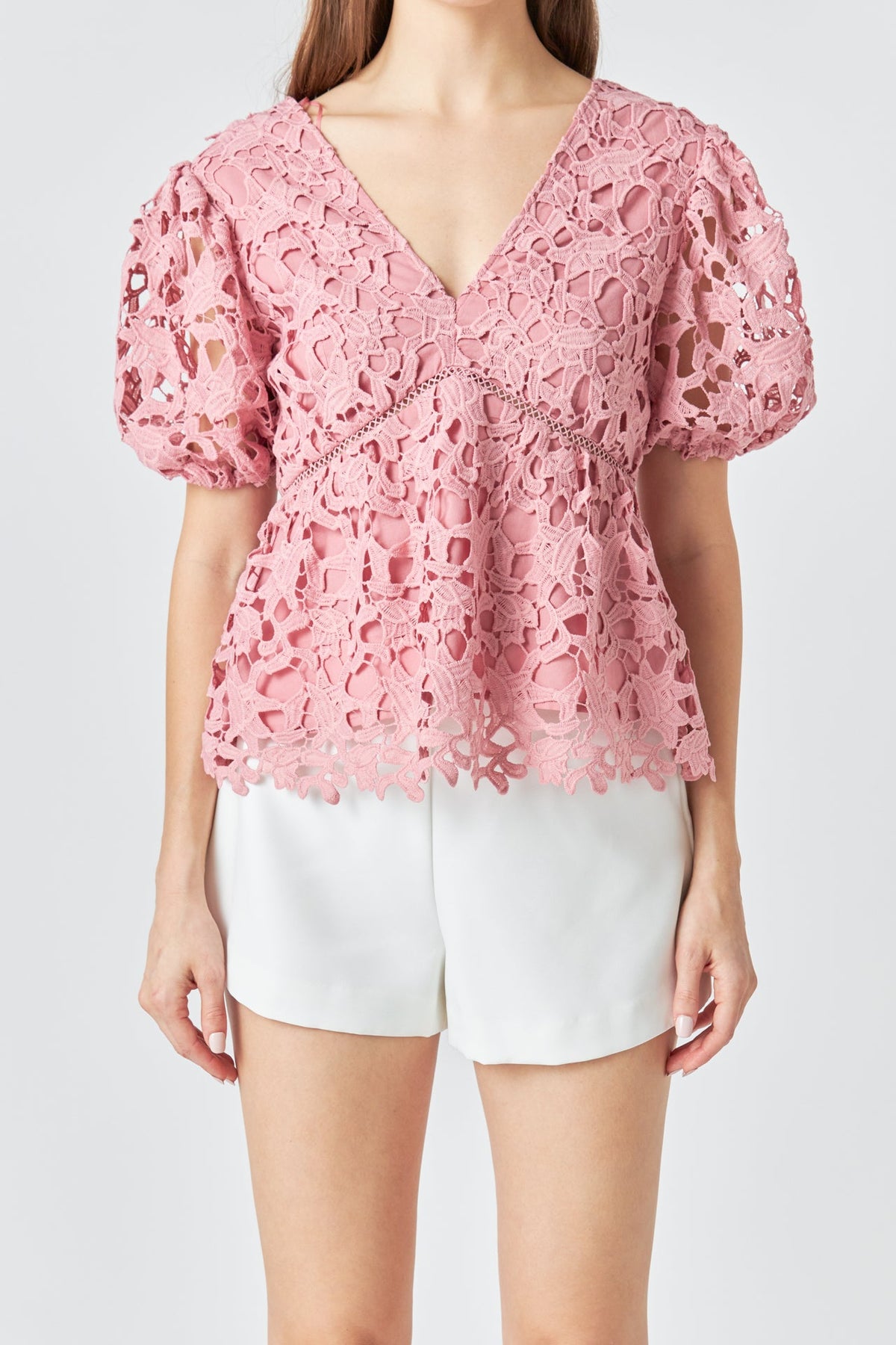 ENDLESS ROSE - Crochet Lace Top - TOPS available at Objectrare
