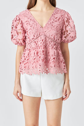 ENDLESS ROSE - Crochet Lace Top - TOPS available at Objectrare