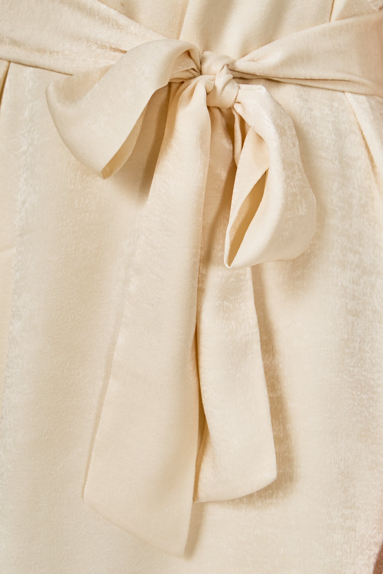 Spaghetti Tie Belted Romper Dress