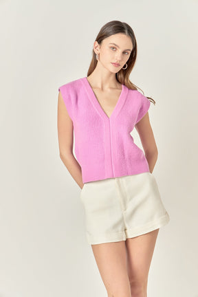 ENGLISH FACTORY - Sweater Vest - SWEATERS & KNITS available at Objectrare
