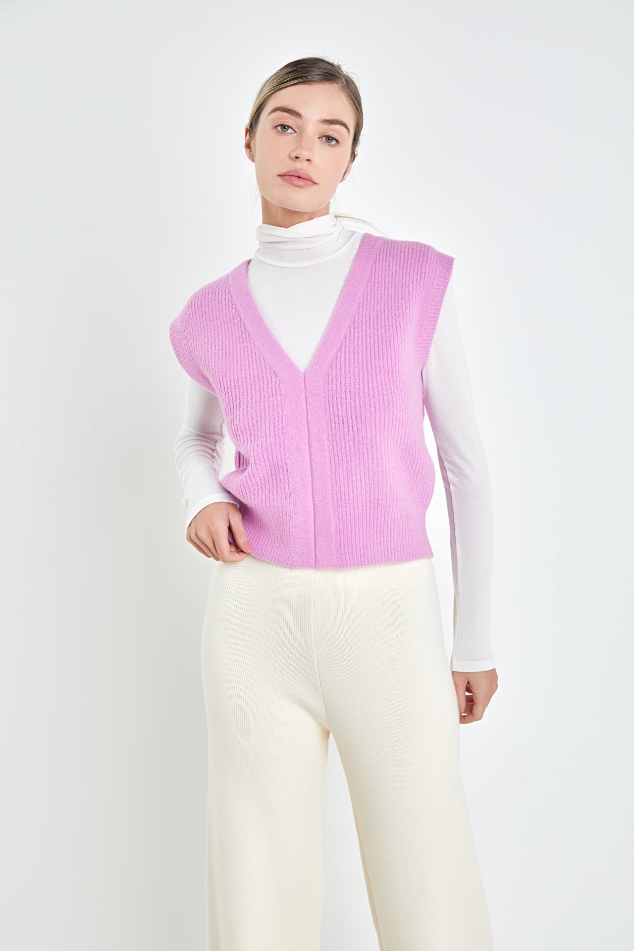 ENGLISH FACTORY - Sweater Vest - SWEATERS & KNITS available at Objectrare