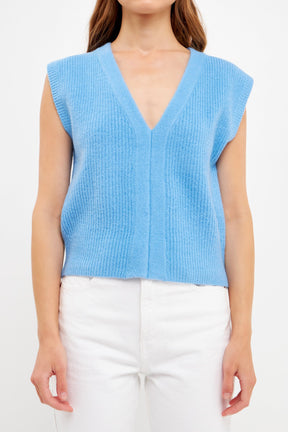 ENGLISH FACTORY - English Factory - Sweater Vest - VEST available at Objectrare