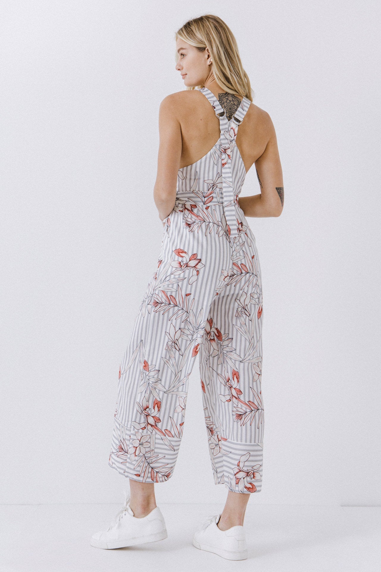 ENDLESS ROSE - Endless Rose - Lily Stripe Jumpsuit - JUMPSUITS available at Objectrare