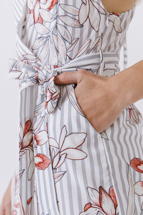 ENDLESS ROSE - Lily Stripe Jumpsuit - JUMPSUITS available at Objectrare