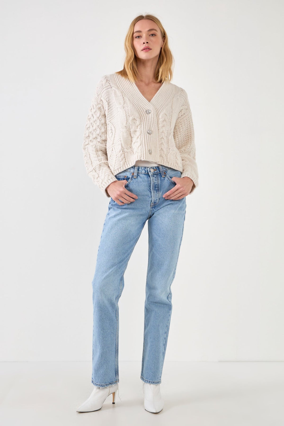 Jewel Button Cardigan
