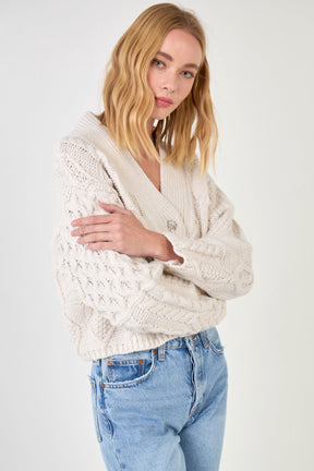 Jewel Button Cardigan