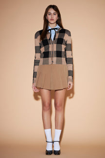 ENGLISH FACTORY - English Factory - Plaid Cardigan - SWEATERS & KNITS available at Objectrare