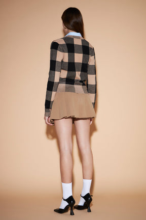 ENGLISH FACTORY - English Factory - Plaid Cardigan - SWEATERS & KNITS available at Objectrare