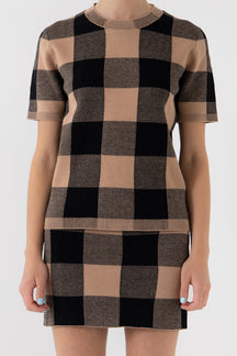 Gingham Sweater