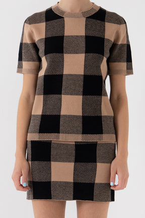 Gingham Sweater