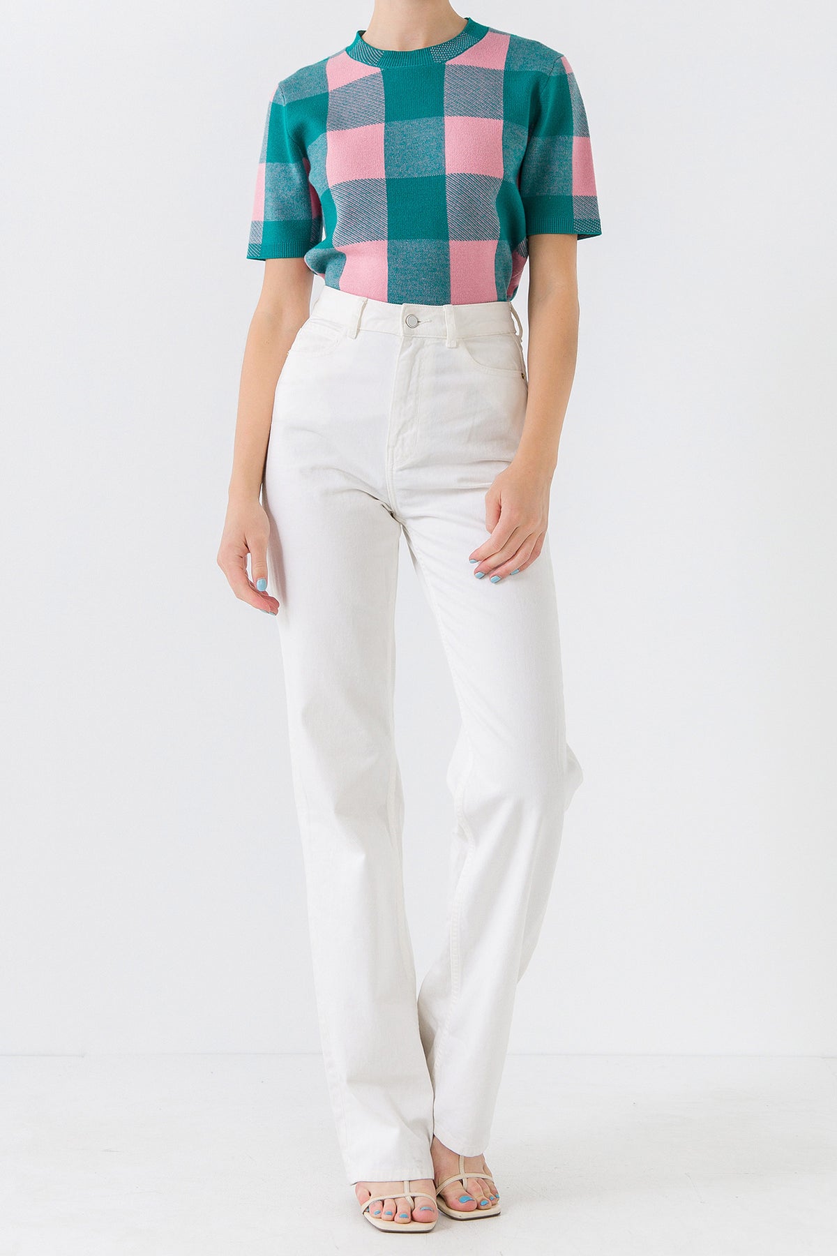 Gingham Sweater