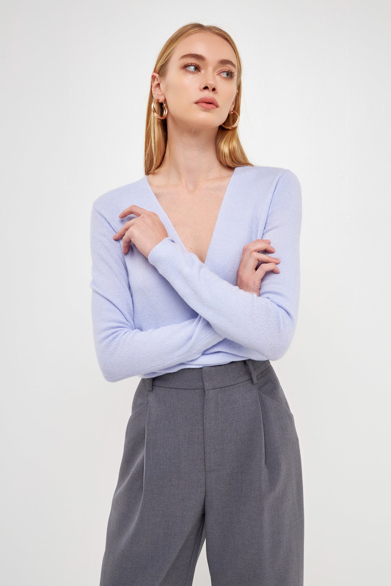 ENDLESS ROSE - Wrapped Knit Top - TOPS available at Objectrare