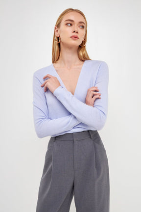 ENDLESS ROSE - Wrapped Knit Top - TOPS available at Objectrare