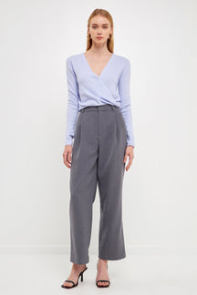 ENDLESS ROSE - Wrapped Knit Top - TOPS available at Objectrare