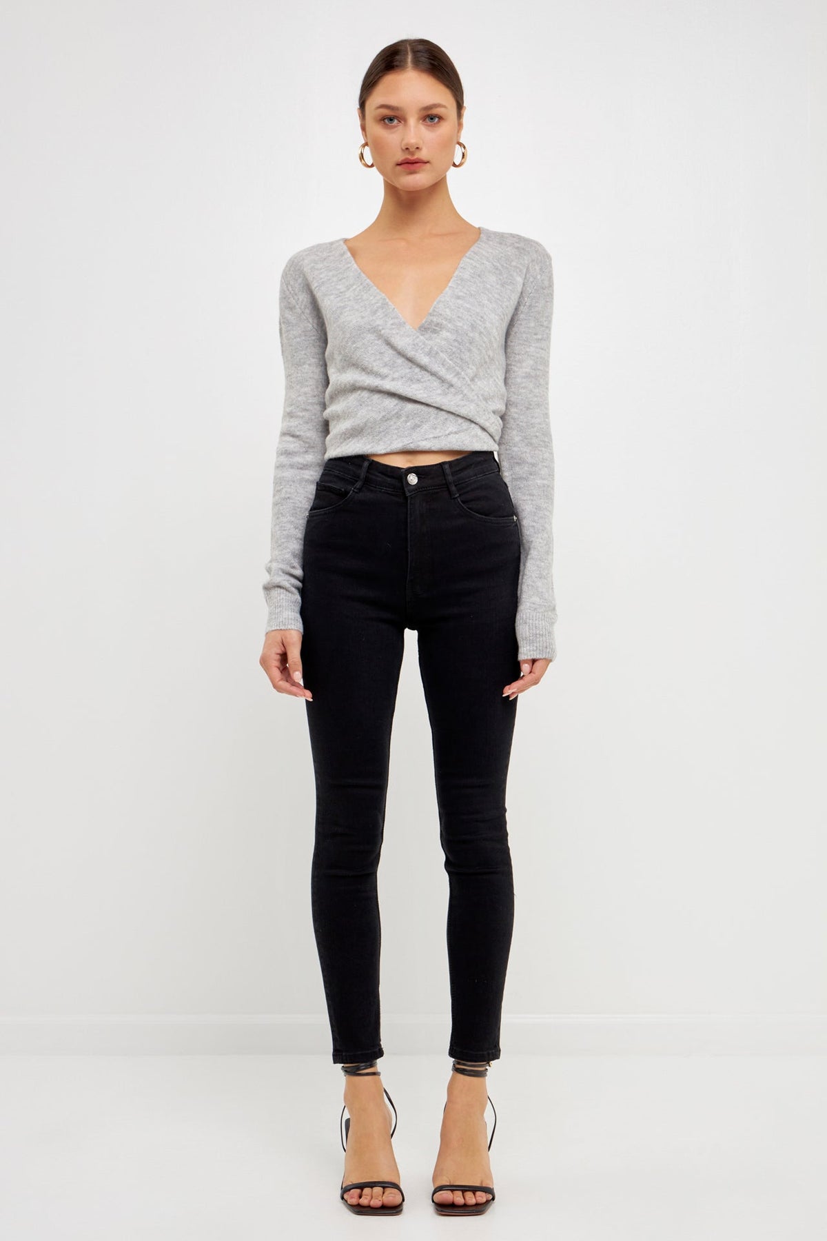 ENDLESS ROSE - Wrapped Knit Top - TOPS available at Objectrare