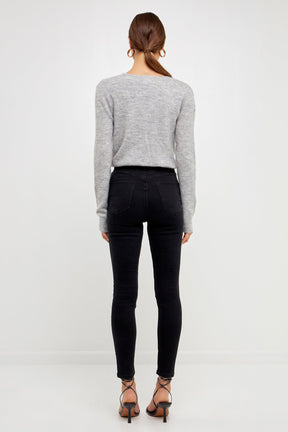 ENDLESS ROSE - Wrapped Knit Top - TOPS available at Objectrare