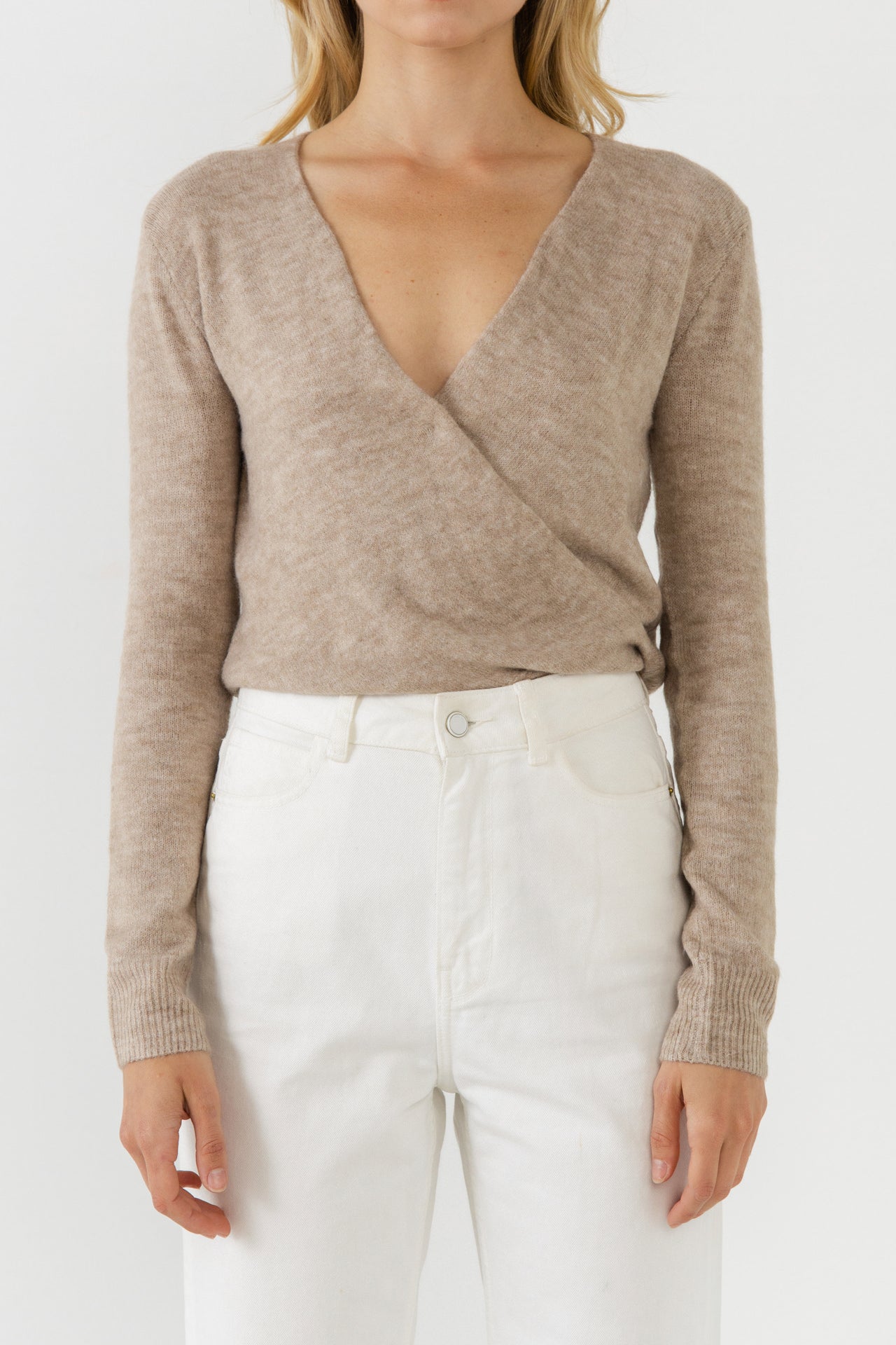 ENDLESS ROSE - Wrapped Knit Top - TOPS available at Objectrare