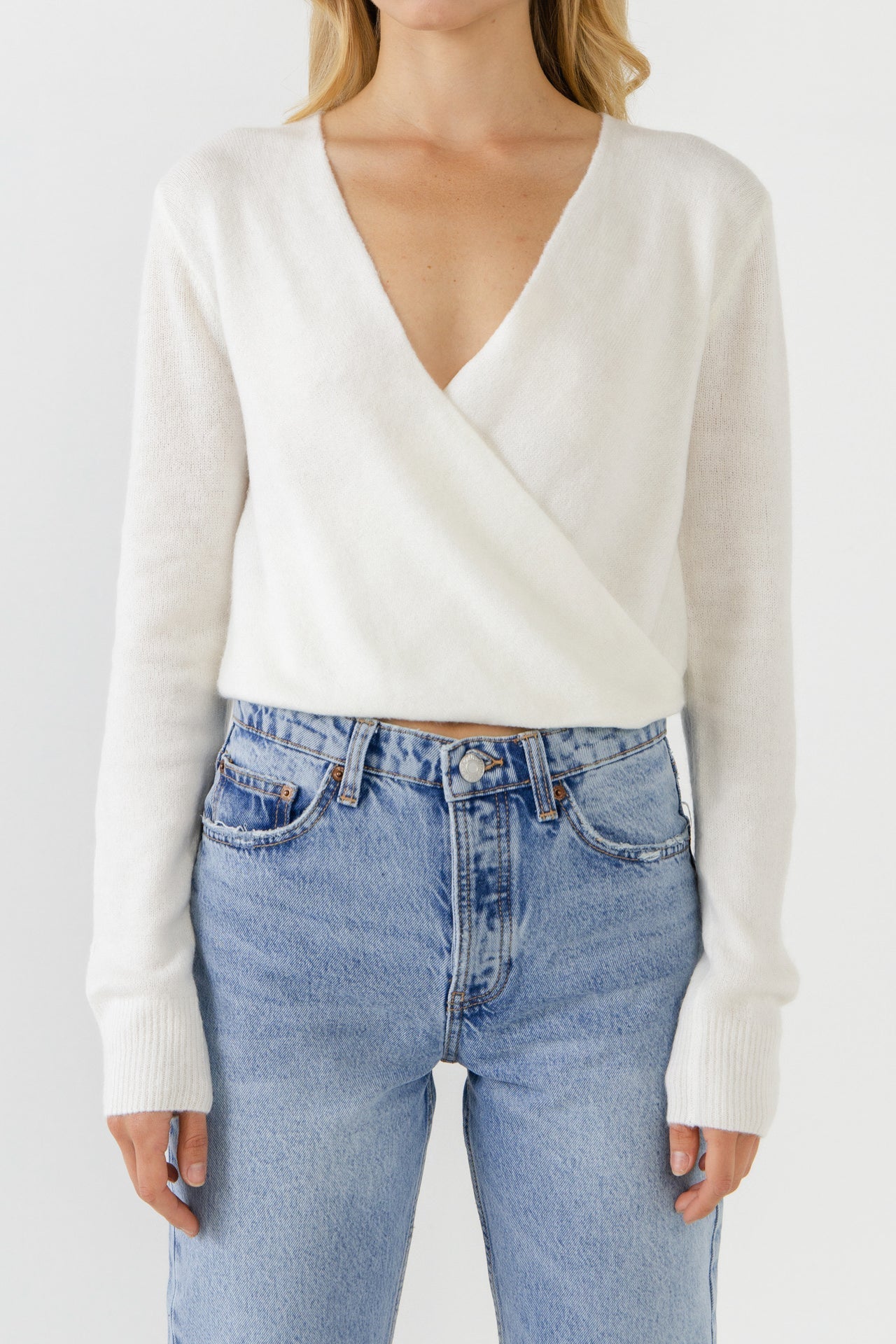 ENDLESS ROSE - Wrapped Knit Top - TOPS available at Objectrare