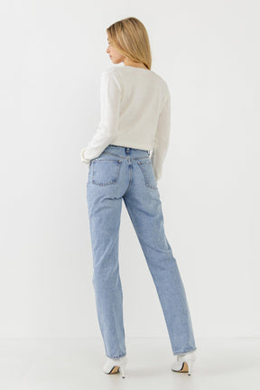 ENDLESS ROSE - Wrapped Knit Top - TOPS available at Objectrare