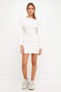 GREY LAB - Knitted Mini Dress - DRESSES available at Objectrare